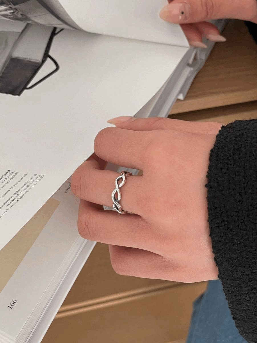 925silver bounce ring